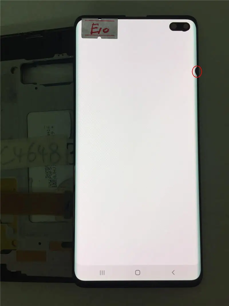 NO.E10 AMOLED с черными точками экран для samsung Galaxy S10 PLUS G975A G975U G975F G975V ЖК-дисплей сенсорный экран в сборе - Color: NO.E10