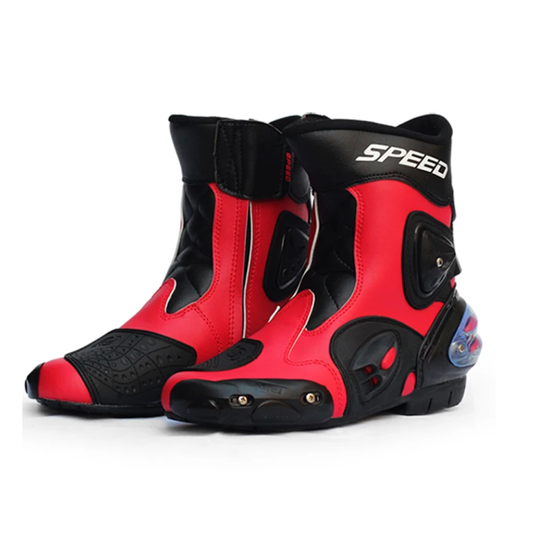 Ботинки в байкерском стиле Мужская обувь Мотоботы для верховой езды Дышащие