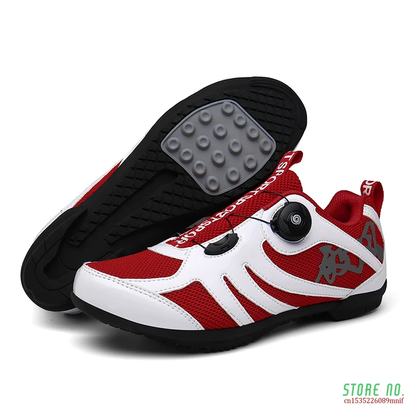 Кроссовки дышащие сетчатые без блокировки трикотажные для езды на велосипеде