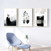 figure painting unframed new classicalpost modern wall paintings black and white abstract wall art minimalist posters