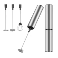 practical milk frother handheld coffee frother electric whisk usb rechargeable foam maker bubbler egg beater for hot chocolate