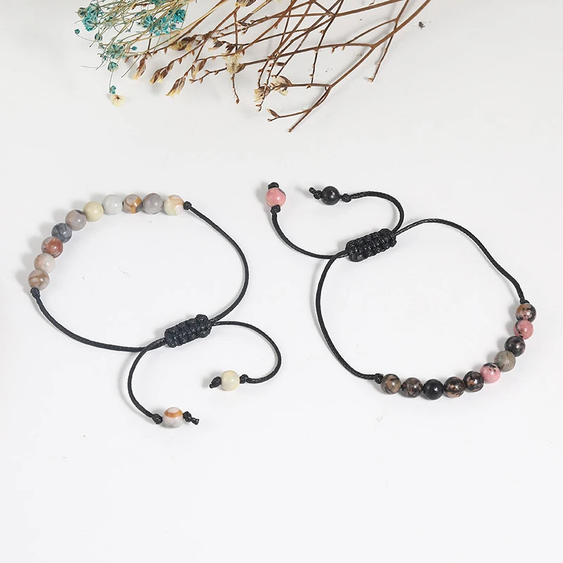 Ювелирные изделия ручной работы браслет из натуральных камней и бусин |