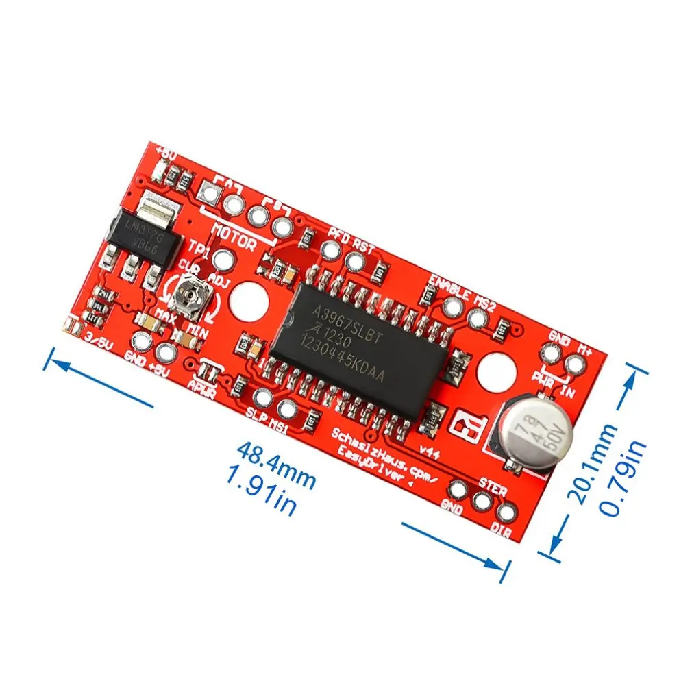 A3967 шаговый двигатель EasyDriver Драйвер двигателя V44 для arduino плата разработки 3D