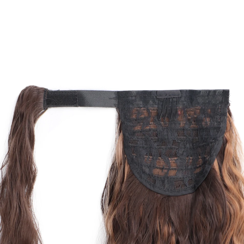 Длинный кукурузный хвост 22 дюйма волнистый Омбре/чистый синтетический конский