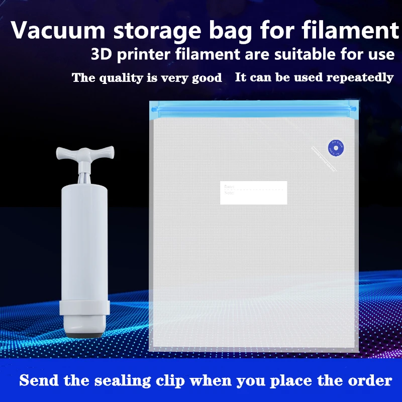 Пакет для хранения наполнителя 3D-принтера безопасный устойчивый к влажности