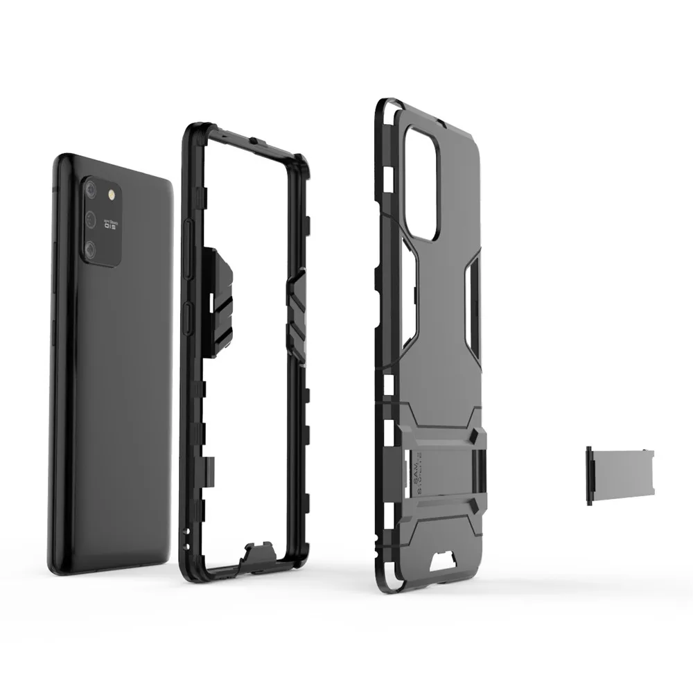 Сверхмощный защитный чехол-бампер с подставкой для Samsung Galaxy S20 S10 S9 S8 Plus чехол Ultra
