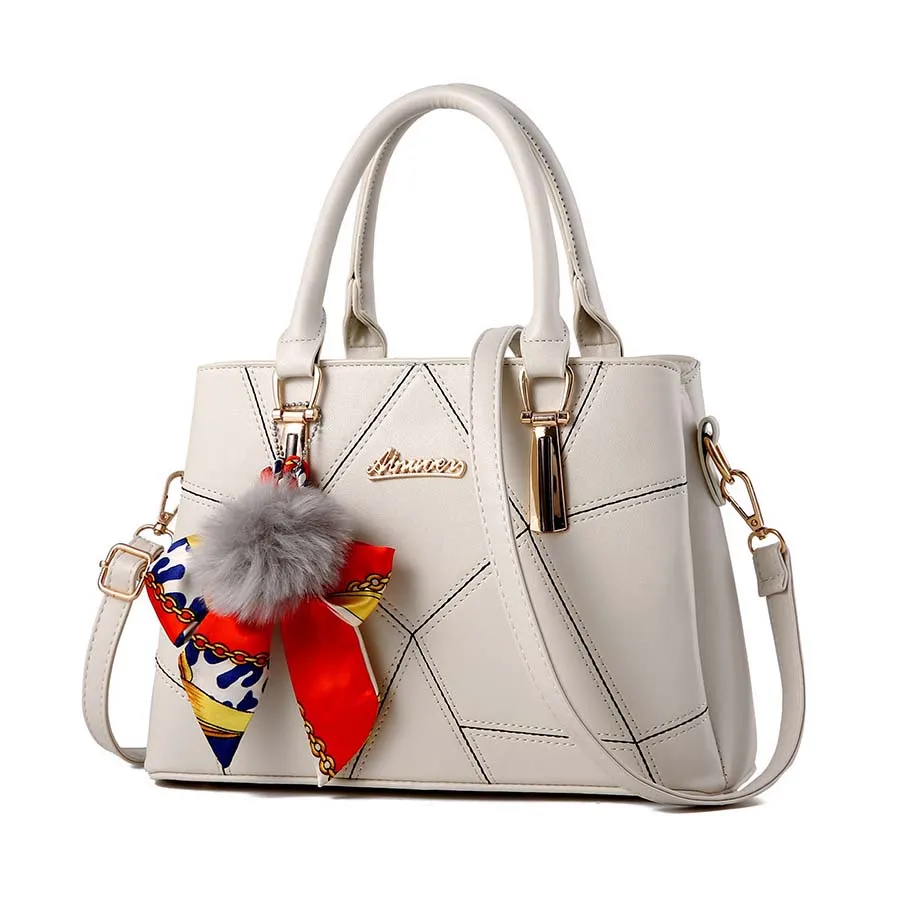 

Ladies bag leather handbag crossbody bag shoulder bag famous brand ladies handbag purse pouch high quality wool ball bag