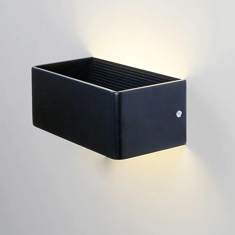 Современный светодиодный настенный светильник лампа из алюминиевого сплава