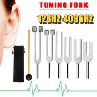 128hz 256hz 512hz 1024hz 2048hz 4096hz medical neurological massager chakra tuning fork hammer tool for sound healing therapy