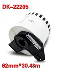 Ярлыки Absonic для телефона, оборачиваемая термонаклейка для Brother DK 22205, Длинные Непрерывные ленты, подходят для телефона