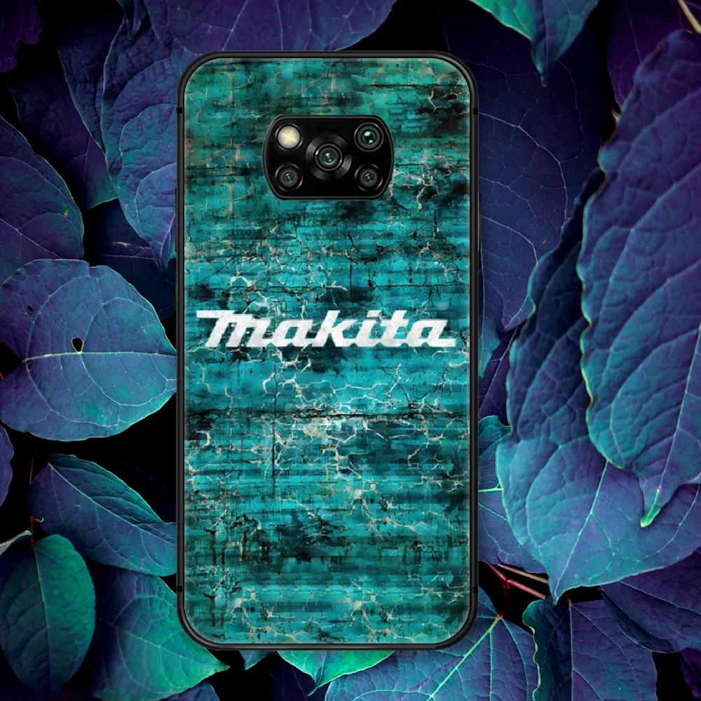 

M-Makita Toolbox Brand Phone Case For Xiaomi Mi Note 10 A3 9 MAX 3 A2 8 9 Lite Pro Ultra black Prime Painting Shell Luxury Cover