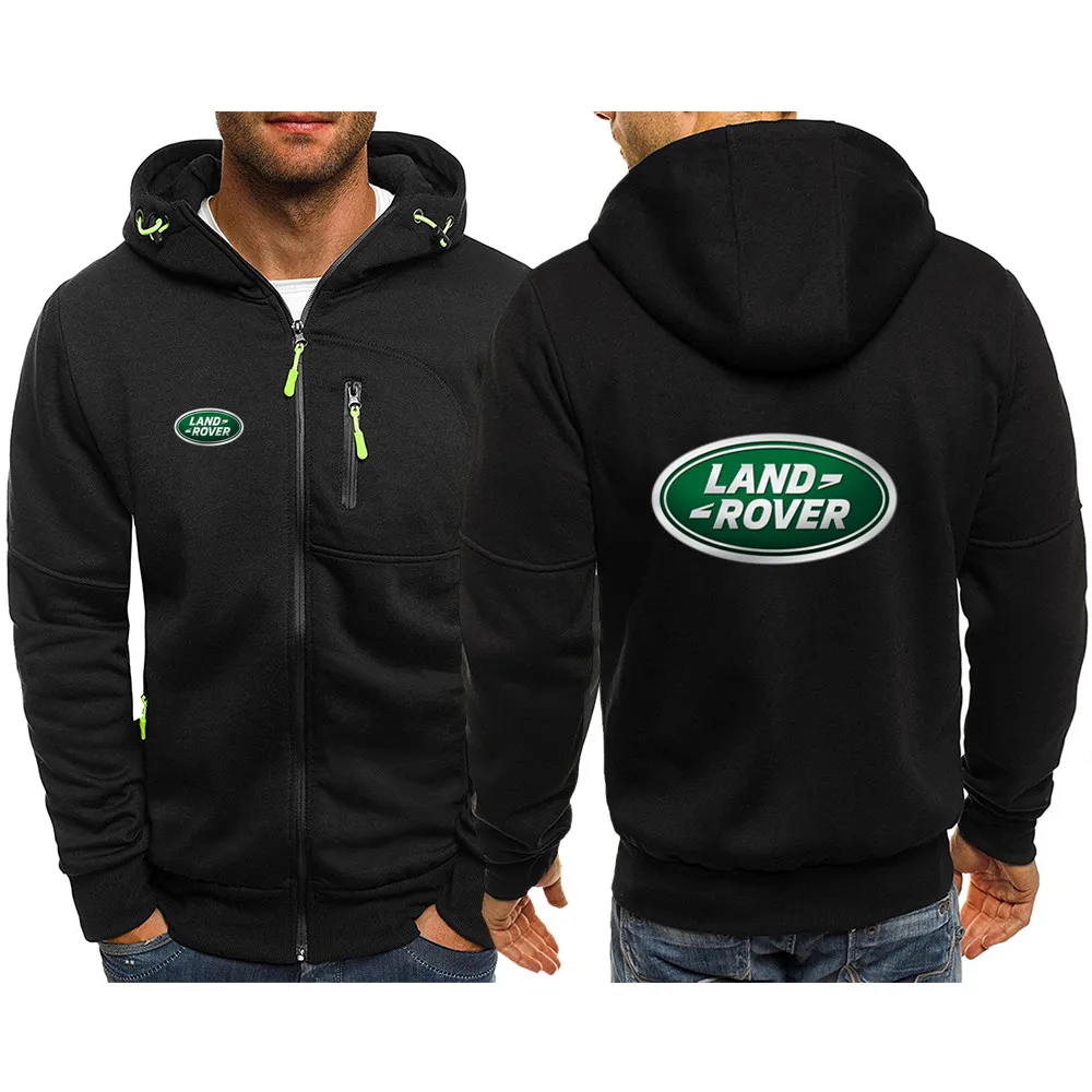 

21 Spring Autumn Land Rover Car Men's hoodie sports Jacket Casual Zipper Sweatshirt Men's Sportswear Fashion Jacket Men's Jacket