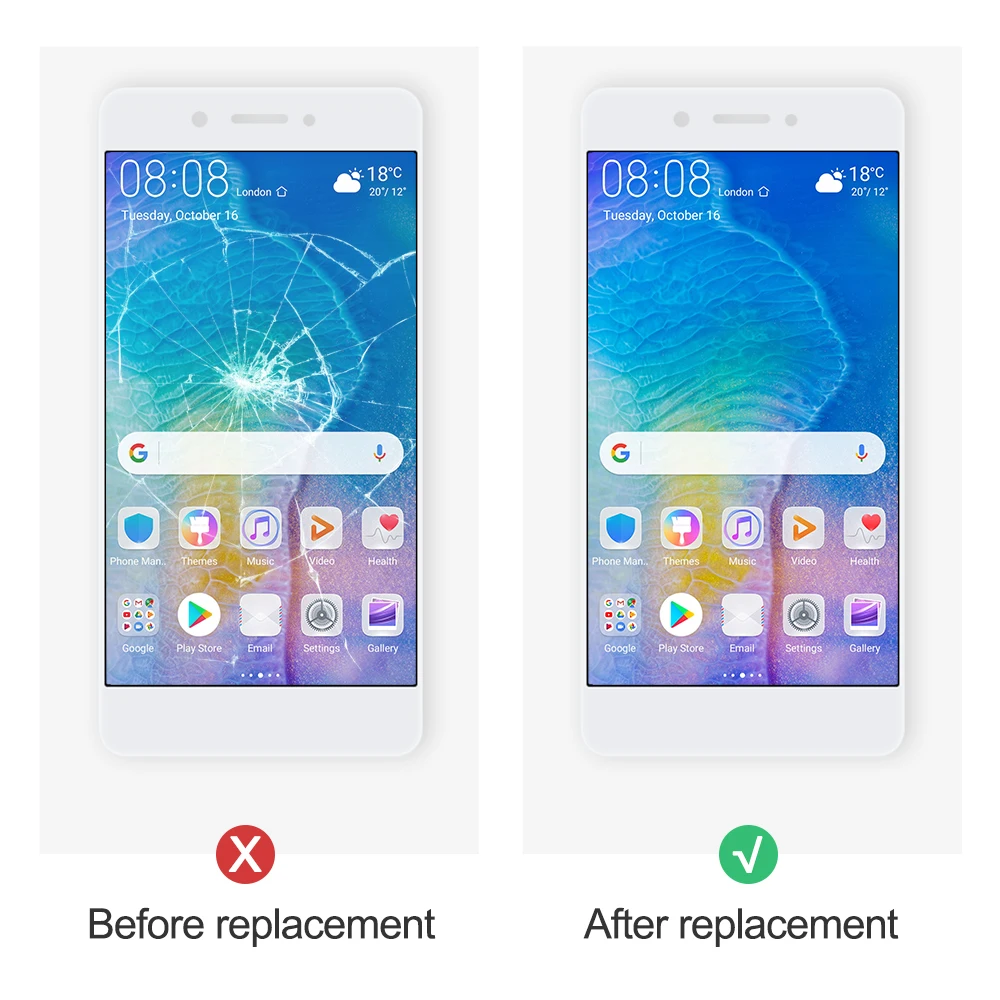 5 0 ''высокое качество для Huawei P9 Lite Смарт DIG-L03 DIG-L22 DIG-L23 ЖК-дисплей + сенсорный