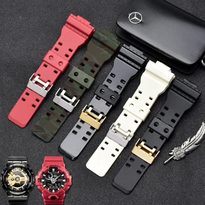 Резиновый ремешок для часов casio аксессуары g shock подходит MCW100H MCW 100H W S220|Ремешки