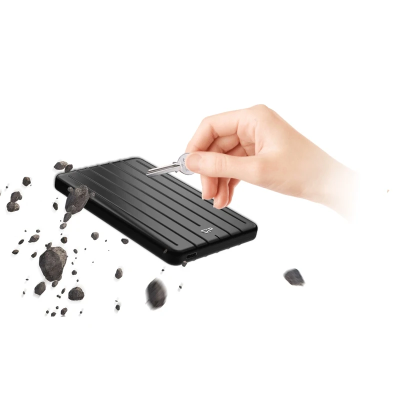 Внешний SSD накопитель Silicon Power Bolt B75 Pro SP512GBPSD75PSCK 512GB USB 3.2 Type-C 2.5&quot Black | Компьютеры и