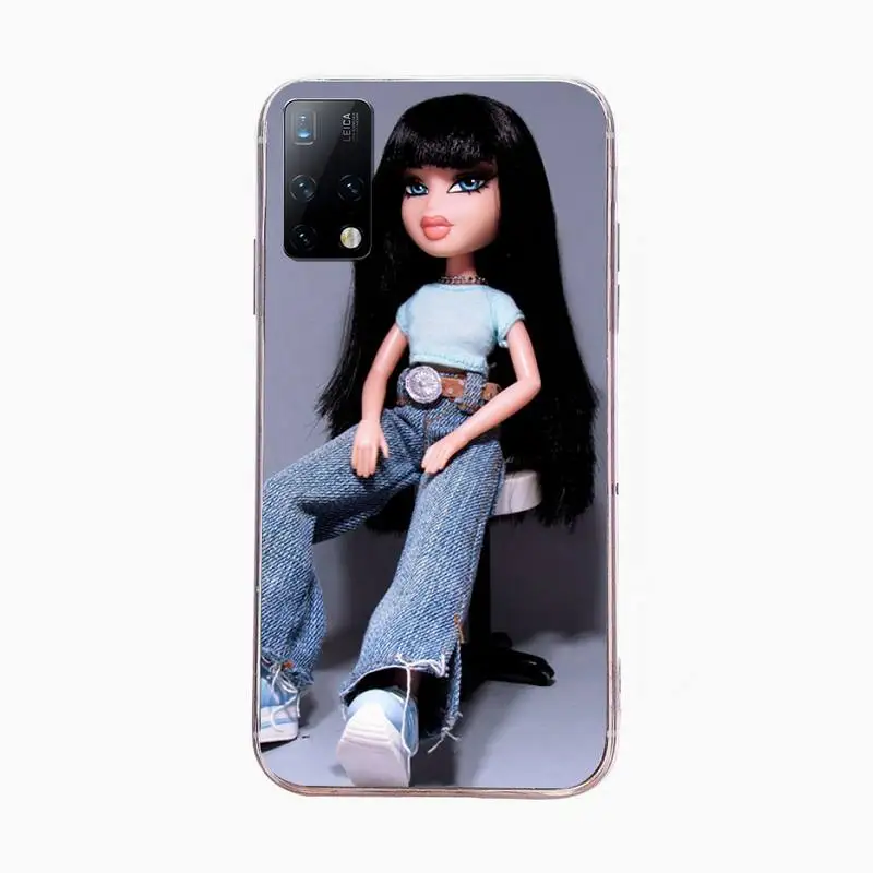 

Lovely Doll Bratz Phone Case For Samsung S4 S5 S6 S7 S7Edge S8 S9 S10 E Plus S20Fe lite Transparent Cover Fundas Coque