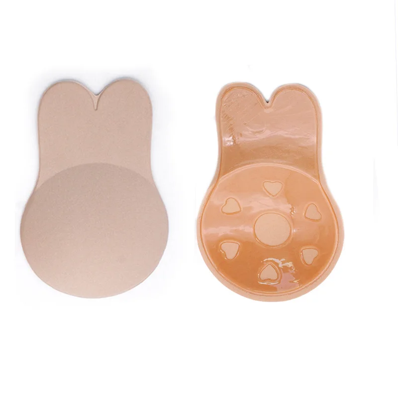 Бюстгальтер для женщин бюстгальтер кролик наклейка на сосок подтяните