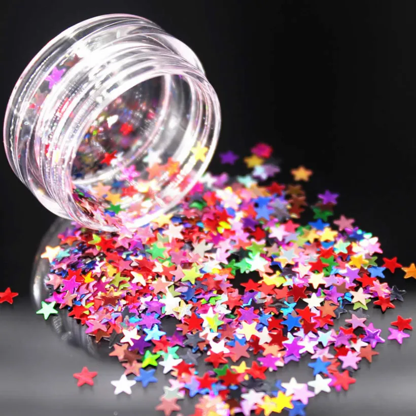 1 шт. смешанные цвета Звездные весы лак для ногтей фиолетовый красный черный