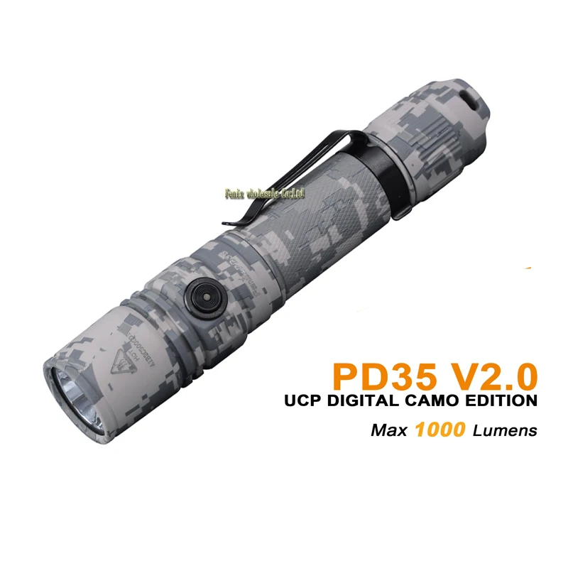 2018 Новый FENIX PD35 V2.0(Digital Camo) Cree XP L HI V3 светодиодный 1000 люмен тактический