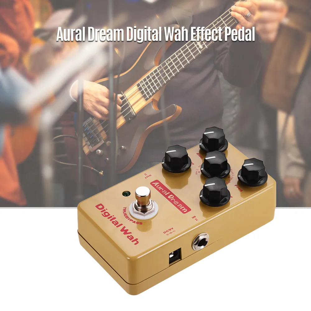 Цифровая педаль для создания эффектов Aural Dream Wah педали из алюминиевого сплава с