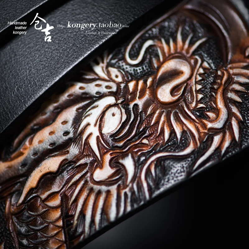 Рисунок 4 - ★Мужской кожаный ремень с медной пряжкой