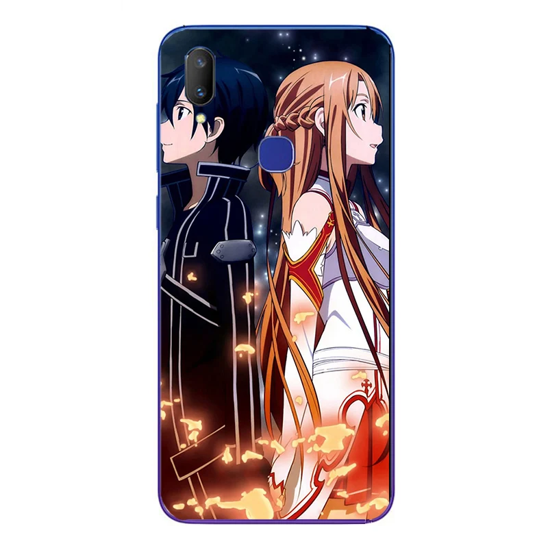 Чехол с рисунком Sword Art Online для телефона Wiko Y51 Y81 Y62 View 5 Plus Freddy U Feel FAB Prime Power U10 U20 U30 -