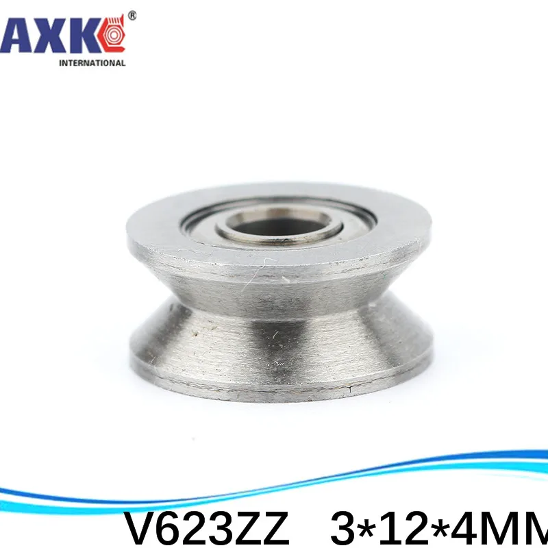 V623ZZ ABEC 5 V паз роликовые колеса шарикоподшипники 3*12*4 мм вышивальная машина шкив V623