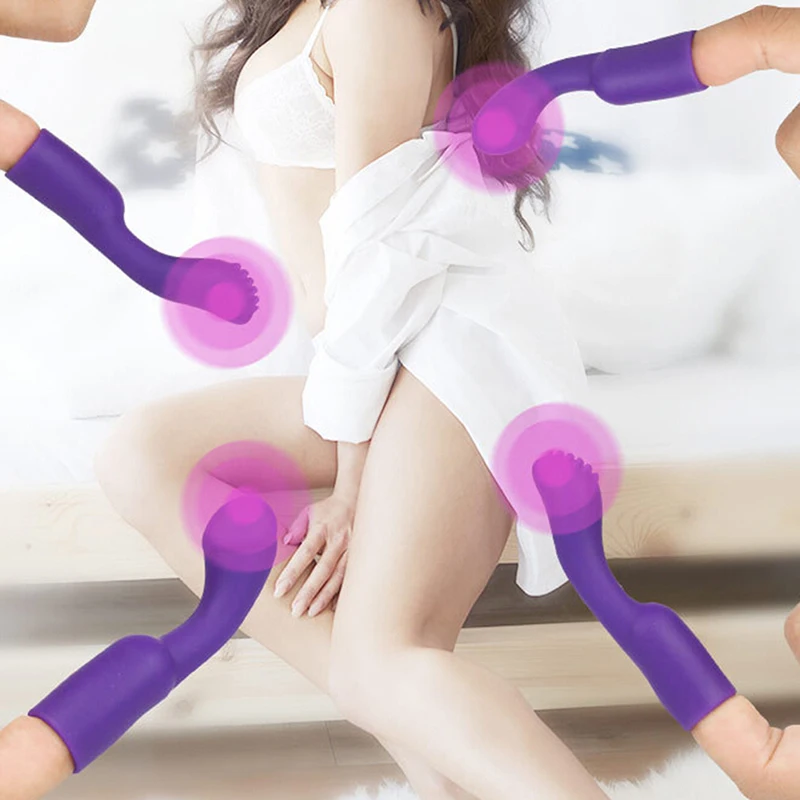 Женские секс игрушки для флирта рукав пальцев танцор кепка Стимуляция клитора