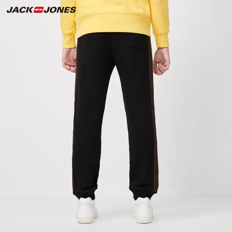 JackJones удобные мужские повседневные брюки прямые облегающие спортивные мужская