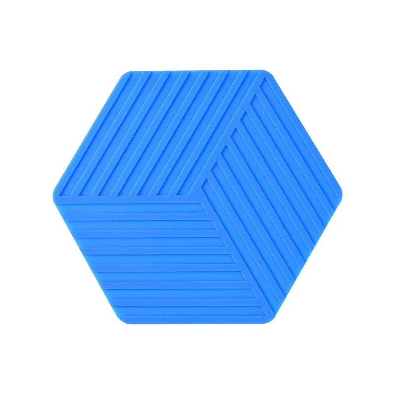 Шестигранная силиконовая подстилка для стола теплоизоляционные Нескользящие