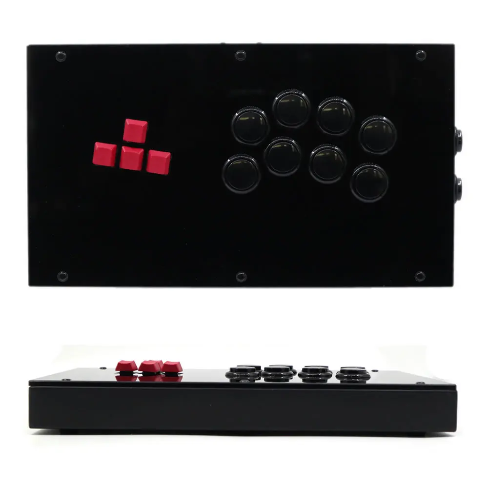 All Buttons Hitbox/Mixbox WASD Style Arcade Joystick Fight Stick Game Controller For PS4/PS3/PC Sanwa OBSF-24 30