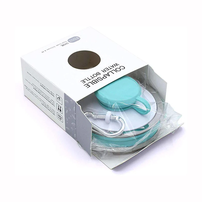 

Foldable Silicone Cup Collapsible Cup 500ML Soft Kettle Water Bottles Coffee Cup 2021 Travel Cycling Cup Sports Foldable Bottle