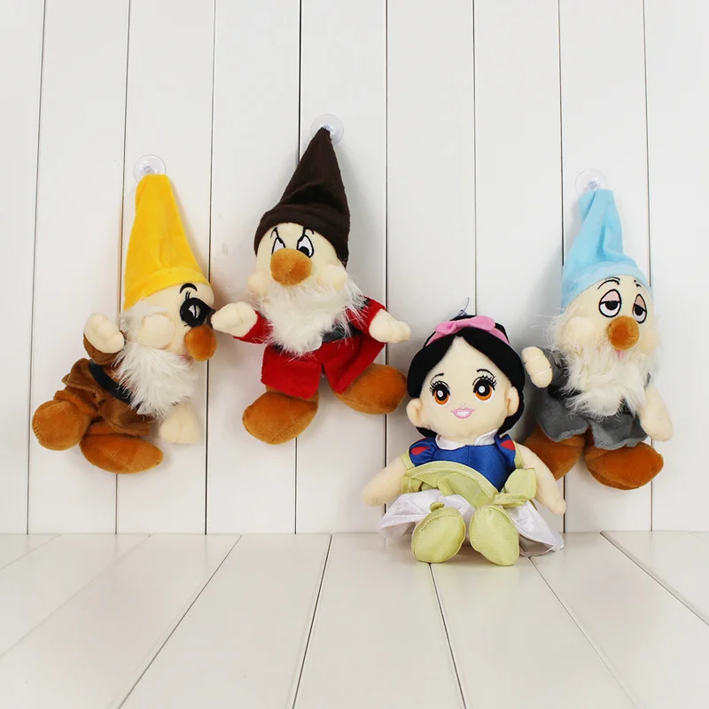 8 шт./лот плюшевые игрушки принцессы в стиле сказок Белоснежка и семь гномов