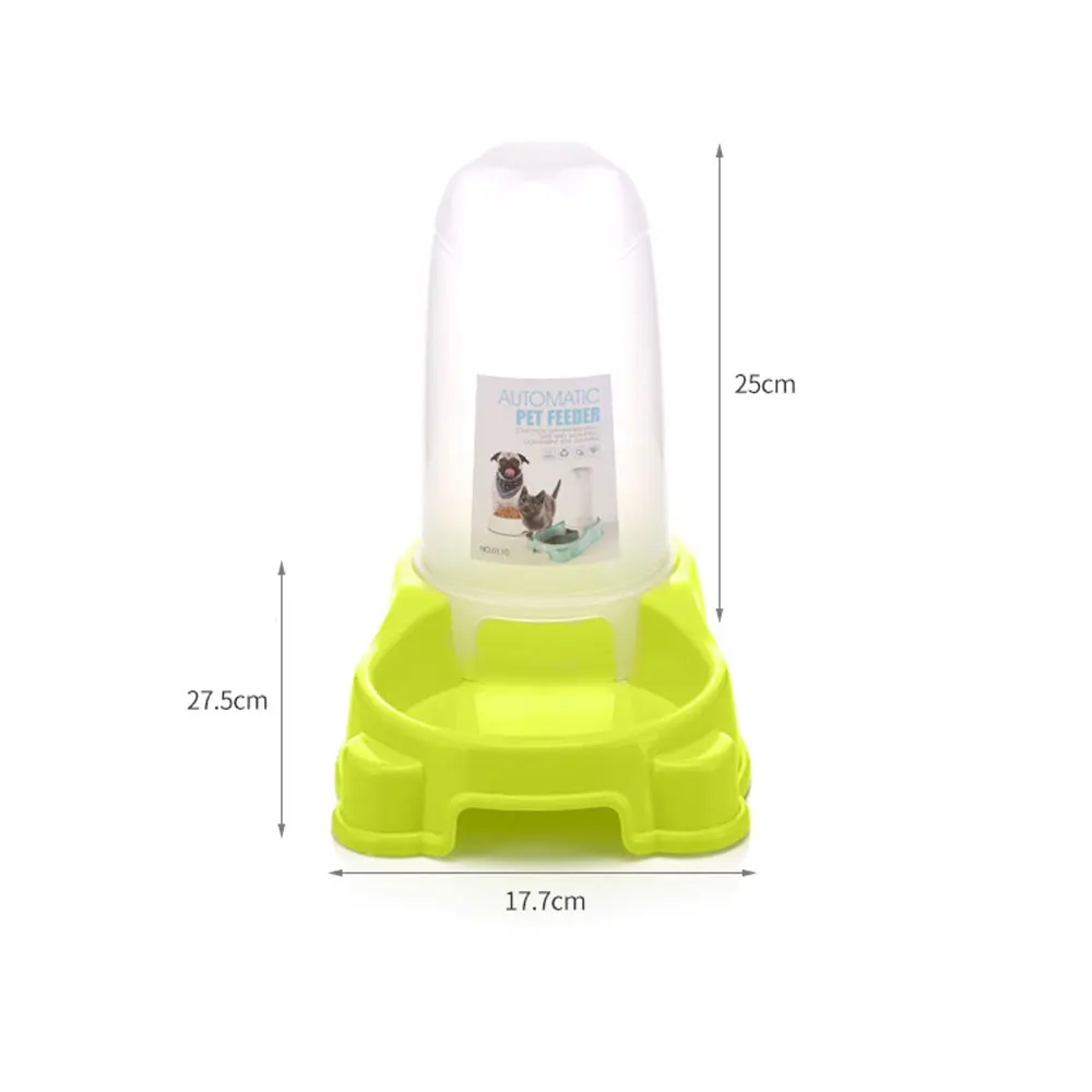 

1Set Pet Bowls Double-use Pet Bowls Feeder Water & Food Plastic Dog Bowl Removable 2 in 1 Dog Cat Bowls