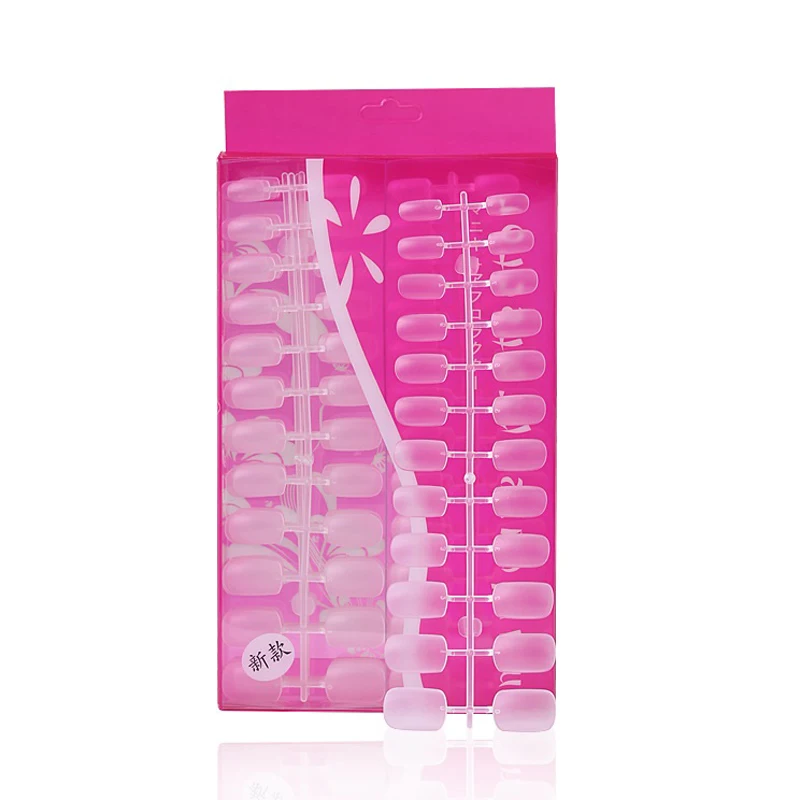 240 шт./кор. белого цвета матовые накладные ногти разных Размеры Ноготь Пресс на