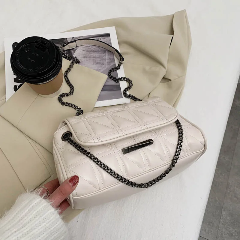 

Fashion Womens Handbags Chain 2021 New Messenger Women's Large Capacity Soft Leather Small Square Shoulder Wandering Bag Purses