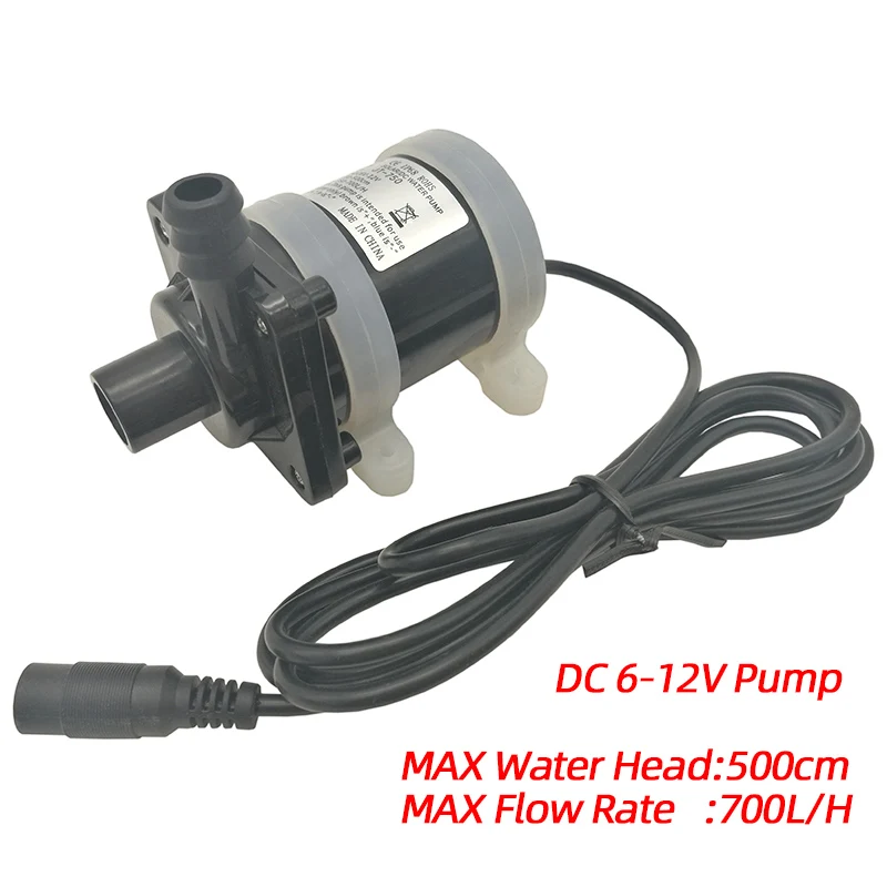 6-12V 350-900L/ч 750 DC погружной циркуляционный водяной насос, микро погружной Бесщеточный Водяной насос для аквариума - Напряжение: 6-12V