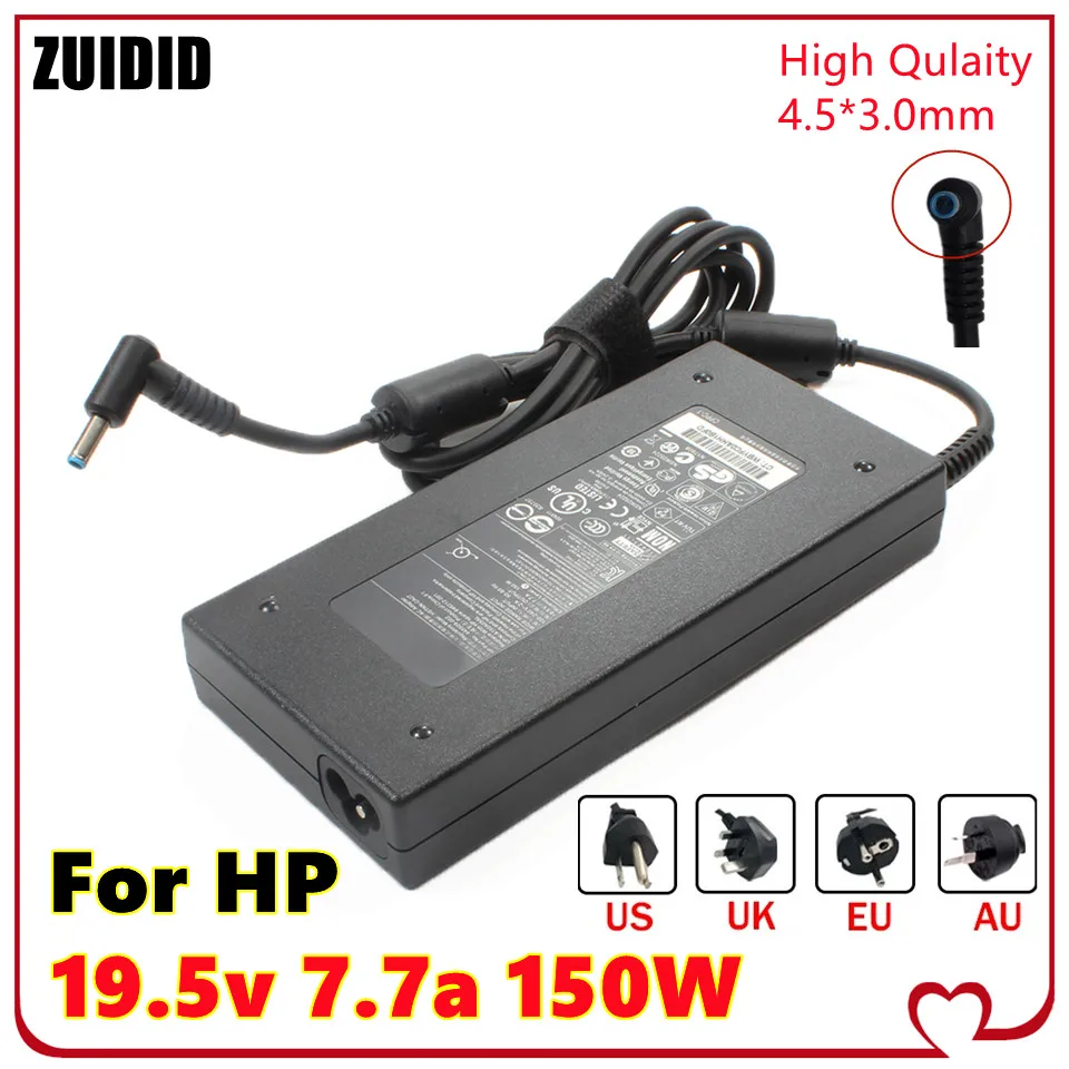 

Slim 19.5V 7.7A 150W AC Power Supply Laptop Adapter For HP ADP-150XB TPN-Q193 ZBook Studio x360 G5 G5-4QH13EA ZBook 15 G3 15u