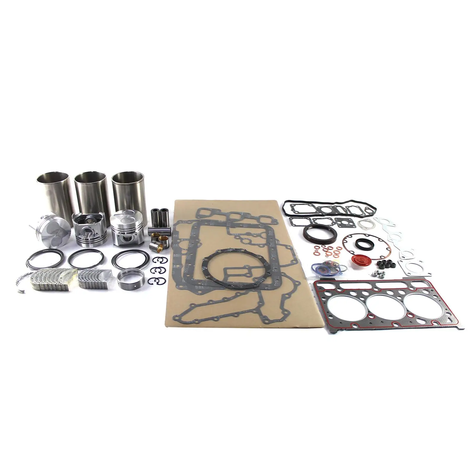 

Overhaul Rebuild Kit For Kubota D1703 Engine Bobcat 325C Mini Excavator L3300DT L3400F L3430GST Tractor