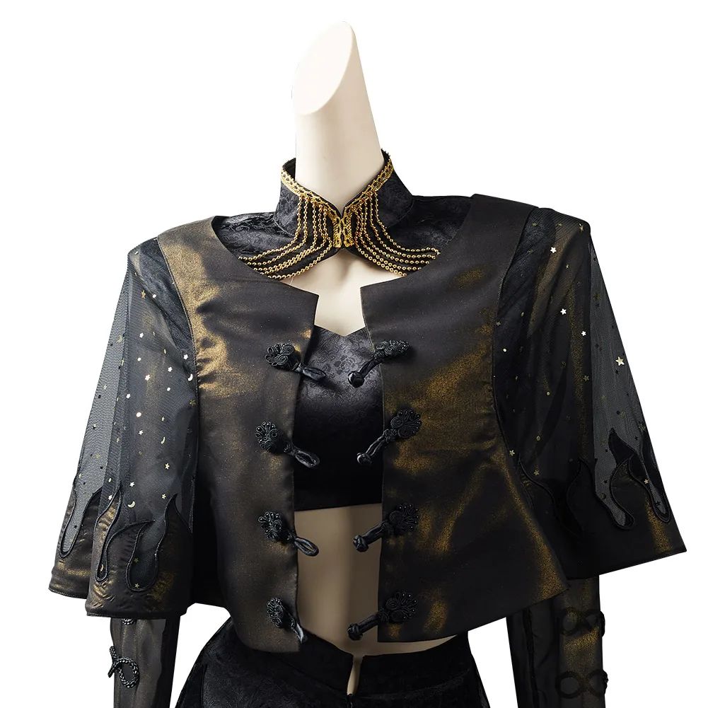 

Arknights Ambience Synesthesia Chen Cosplay Costume Outfits Halloween Carnival Suit