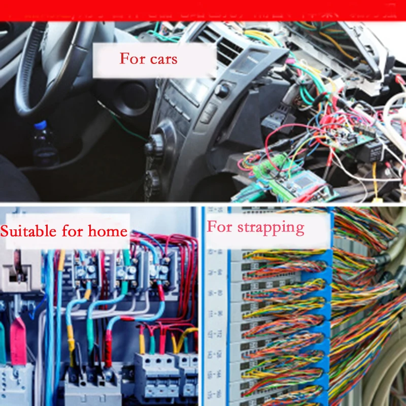 

15M New Tesa Adhesive Heat-Resistant Flame Retardant Cable tape Shock Absorption Temperature Harness Wiring Loom Protection Car