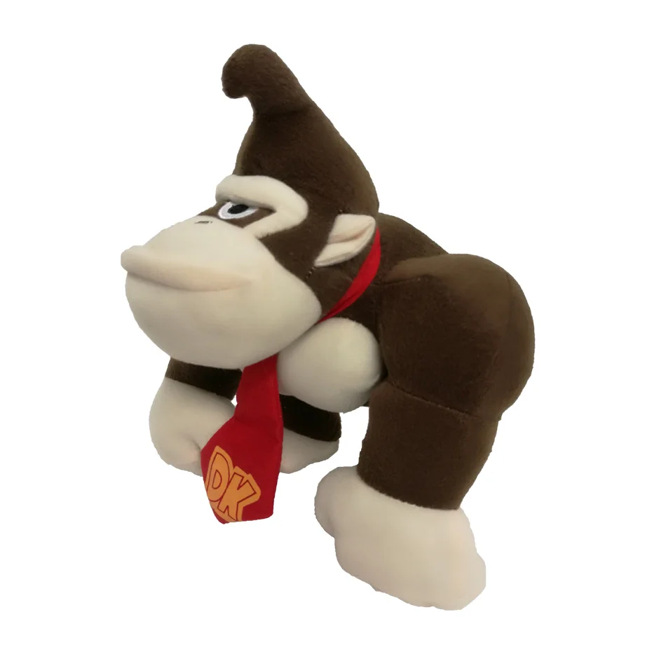 27 см Super Mario Bros Monkey Donkey Kong Мультяшные Плюшевые игрушки Аниме Peluche мягкие куклы подарок для детей