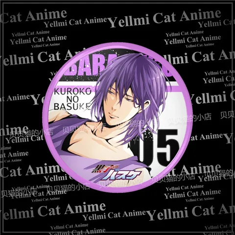 1 шт. 58 мм Аниме Kuroko без корзины Kagami Taiga кисэ рёта брошь значки заколки - купить по