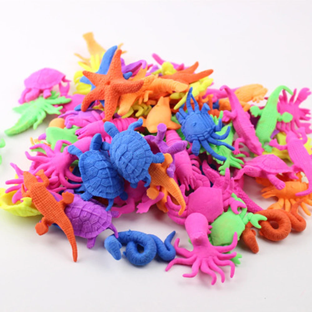 

20PCS Growing In Water Bulk Swell Sea Creature Various Kinds Mixed Expansion Toy Colorful Puzzle Creative Magic Toys