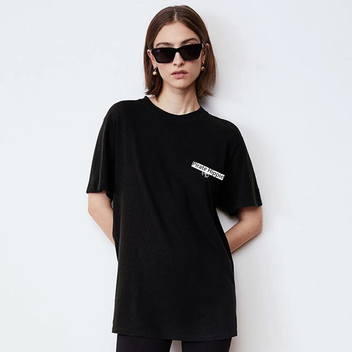 

City Letter Graphic Tee Shirts Woman Summer Short Sleeve Round Neck Cotton Tshirts Casual Vintage Classic T-Shirts Tops 2021