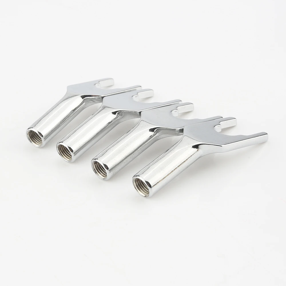 Новинка 4 шт. адаптер Audiocrast с родиевым покрытием переходник типа банан для