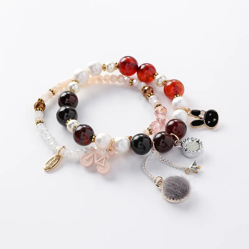 2018 Новое корейское украшение в виде цветка имитация с жемчугом кристаллами