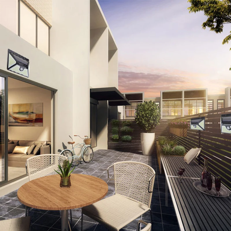 218 светодиодный 30 Вт солнечный светильник на открытом воздухе Водонепроницаемый