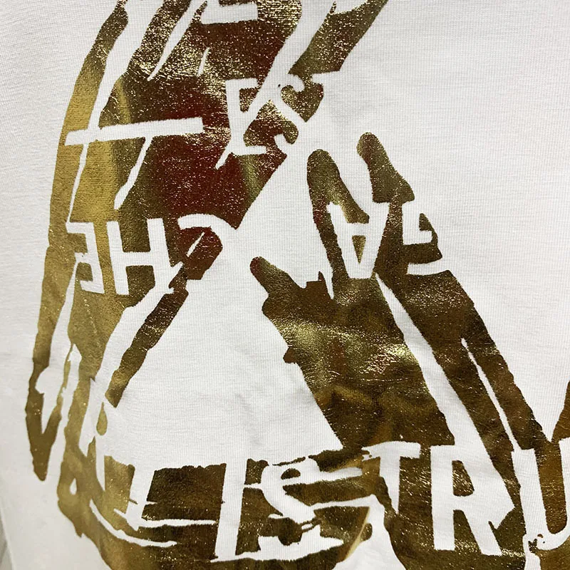 

Rowling Women O Neck Short Sleeve New Sumemr Tee Tops 2021 White Logo Letter Print Tee Casual T-shirt Graphic Cotton TeesTops