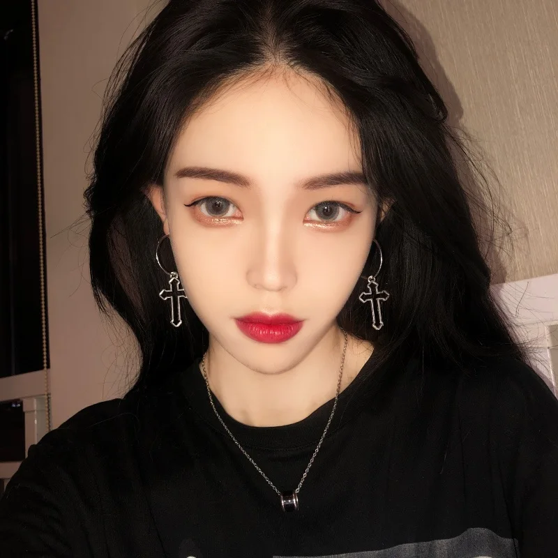 

Hot Style Fashion Cross Earrings for Women Men Charmsmic Dangle Drop Earrings Jewelry Party Wedding Goth Earrings Set Wholesale